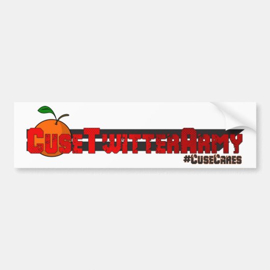 Cuse Twitter Army Bumpersticker (Voorkant)