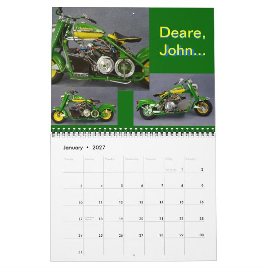 Cush-He-Man! Kalender (Jan 2027)