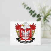 Cushing Family Crest Briefkaart (Staand voorkant)