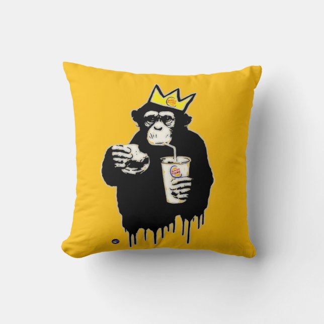 Cushion | Burger Kong Kussen (Voorkant)