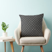 Cushion Charcoal Gray Dotty Sofa Kussen (Stoel)