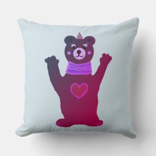 Cushion Kinder Room Brown Lady beer Kussen