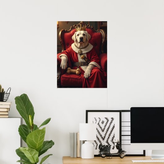 Cushion Kingdom’s Ruler: All Hail Boop Poster (Thuiskantoor)