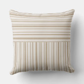 Cushions - Toscane Stripe Beige Design 2 Kussen (Achterkant)