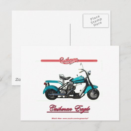 Cushman Eagle Briefkaart (Voorkant / Achterkant)