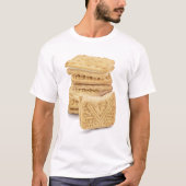 Custard Cream Stack T Shirt (Voorkant)