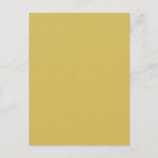Custard YELLOW with fine Glitter Briefkaart (Voorkant)