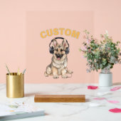 CUSTEM Acryl Teken Acryl Bord (Huwelijk)