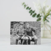 Custer & gevangene, 1862 briefkaart (Staand voorkant)