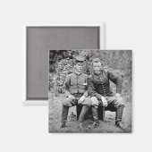Custer & gevangene, 1862 magneet (Voorkant / Achterkant)