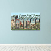 Custer Nat'l Forest, Montana Canvas Afdruk (Insitu (Houten vloer))