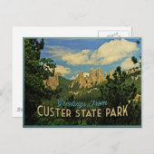 Custer State Park Briefkaart (Voorkant / Achterkant)