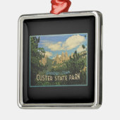 Custer State Park Metalen Ornament (Links)
