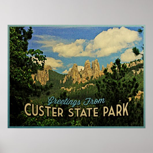 Custer State Park Poster (Voorkant)