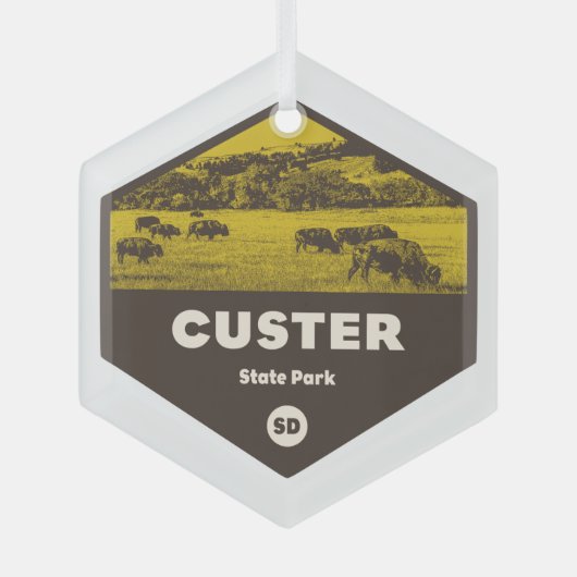 Custer State Park South Dakota Glas Ornament (Voorkant)