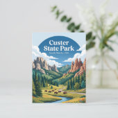 Custer State Park VS Briefkaart (Staand voorkant)