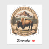 Custer State Park, Zuid-Dakota Sticker (Vel)