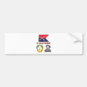 CUSTERS 7E CAVALRY REGIMENT BUMPERSTICKER (Voorkant)