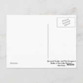 Custer's Ghost Briefkaart (Achterkant)