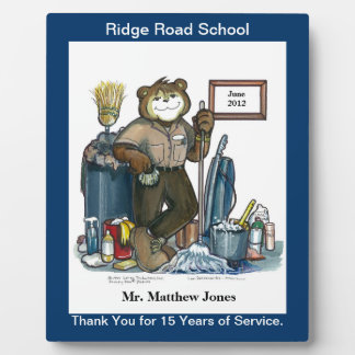 Custodian Award of Recognition Plaque Fotoplaat