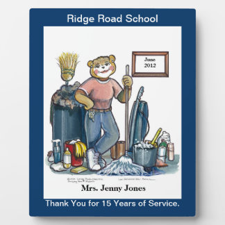 Custodian Award of Recognition Plaque Fotoplaat