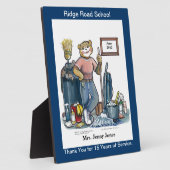 Custodian Award of Recognition Plaque Fotoplaat (Zijkant)