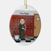 Custodian - Mannelijk Keramisch Ornament (Rechts)