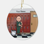 Custodian - Mannelijk Keramisch Ornament (Links)