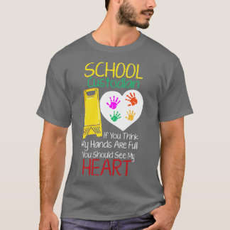 Custodian School Bewaker Grappige Household T-shirt