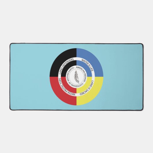 Custodians of Mother Earth Desk  Mat (Voorkant)