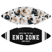 Custom 12 Photo Collage “Love You to the End Zone” American Football (Panelen)