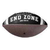 Custom 12 Photo Collage “Love You to the End Zone” American Football (Gedraaid 270)