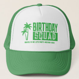 Custom 15e 20e 30e 4e 50e 60 Verjaardag Squad Trucker Pet