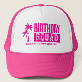 Custom 15e 20e 30e 4e 50e 60 Verjaardag Squad Trucker Pet