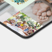 Custom 16 Fotocollage Gepersonaliseerde bureaumat (Hoek)