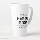 Custom 17 oz Latte Mug | Personalized Coffee Cup (Angle droit)