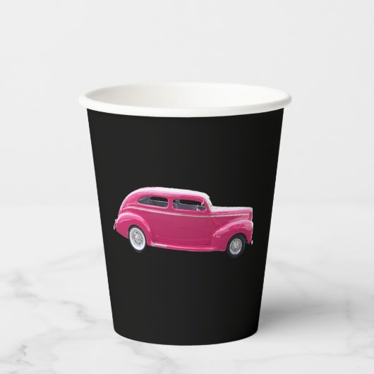 Custom 1940 Famous American Make Sedan Papieren Bekers (Voorkant)