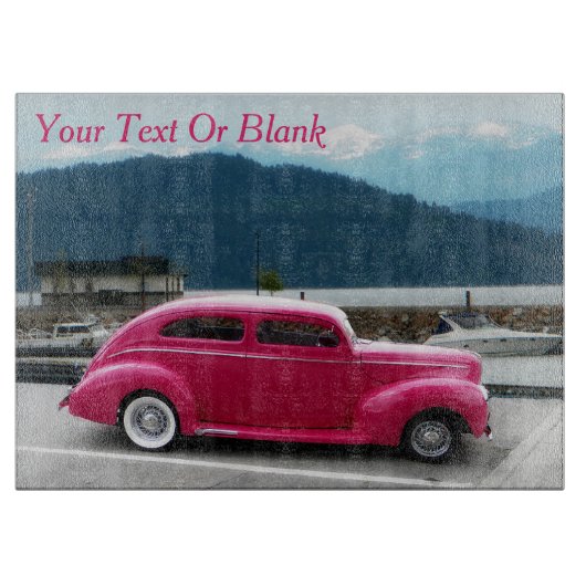 Custom 1940 Famous American Make Sedan Snijplank (Voorkant)