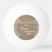 Custom 2 werd een bruiloft pingpongballen (Voorkant)