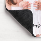 Custom 4 Family Photos Collage Rectangle Frame Muismat (Hoek)