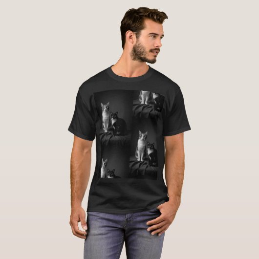Custom 4K Pet Portrait T-Shirt (Voorkant volledig)