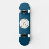 Custom 7 7/8" Skateboard Deck Trucks and Wheels (Voorkant)