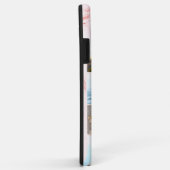 Custom 7 Fotocollage op roze marmer Case-Mate iPhone Case (Achterkant/rechts)