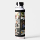 Custom 8 Photo Collage Meilleure bouteille d'eau p (Plage)