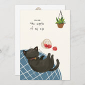 [Custom] A Cat's Day - Apple of my Eye! Bedankkaart (Voorkant / Achterkant)