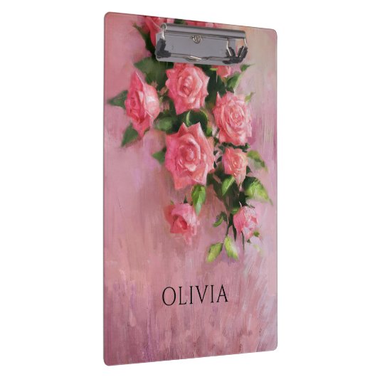 Custom A Dream in tinten van roze Klembord (Rechts)