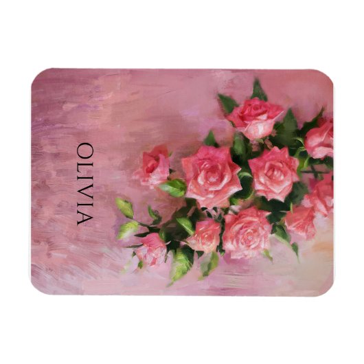 Custom A Dream in tinten van roze Magneet (Horizontaal)