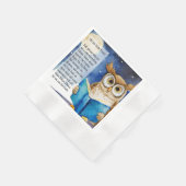Custom AA Prayer Napkin | Sober Owl Big Book Servet (Hoek)