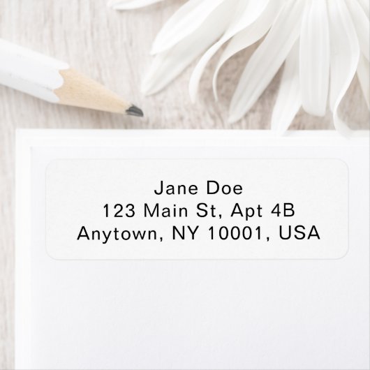 Custom Address Labels Personalized Mailing Sticker (En situation)