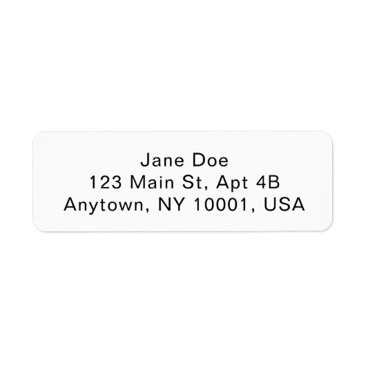 Custom Address Labels Personalized Mailing Sticker (Devant)